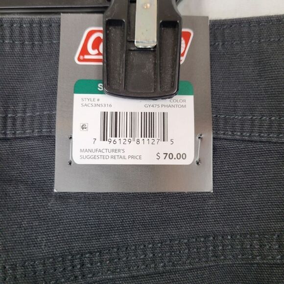 Coleman Stretch Tear Resistant Utility Shorts Waist Size 40 - Picture 7 of 8